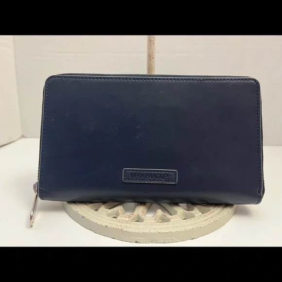 Vera Bradley Faux Leather Zip-Around Wallet - Picture 2 of 5